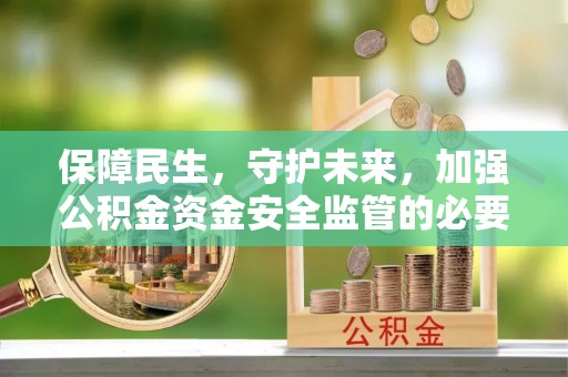 禄劝保障民生，守护未来，加强公积金资金安全监管的必要性与实践