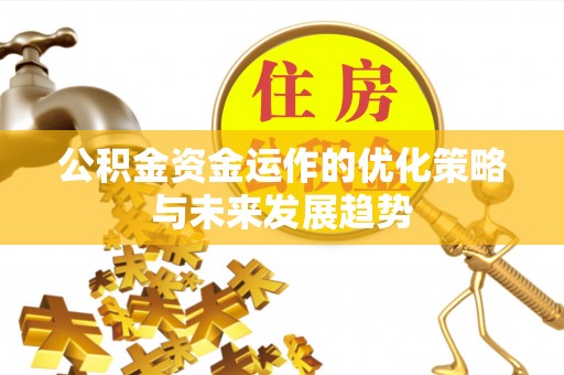 禄劝公积金资金运作的优化策略与未来发展趋势