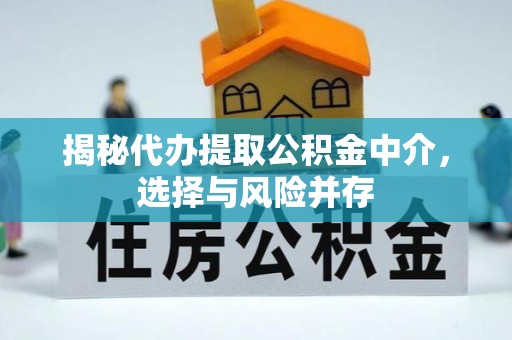 禄劝揭秘代办提取公积金中介，选择与风险并存