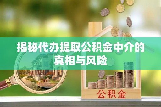 禄劝揭秘代办提取公积金中介的真相与风险