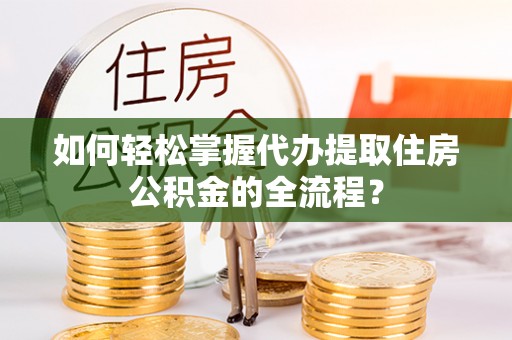 禄劝如何轻松掌握代办提取住房公积金的全流程？
