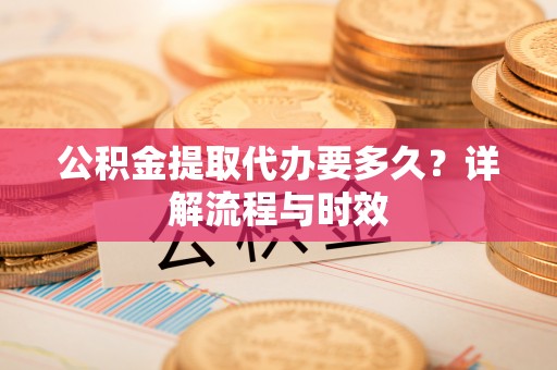 禄劝公积金提取代办要多久？详解流程与时效