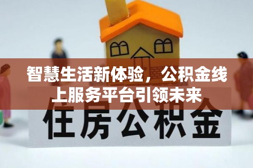 禄劝智慧生活新体验，公积金线上服务平台引领未来