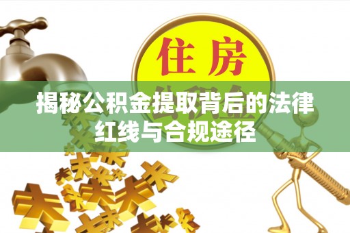 禄劝揭秘公积金提取背后的法律红线与合规途径