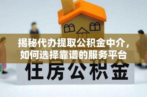 禄劝揭秘代办提取公积金中介，如何选择靠谱的服务平台