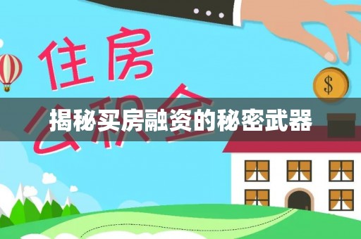 禄劝揭秘买房融资的秘密武器