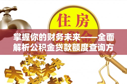 禄劝掌握你的财务未来——全面解析公积金贷款额度查询方法