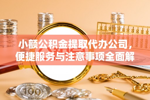 禄劝小额公积金提取代办公司，便捷服务与注意事项全面解析