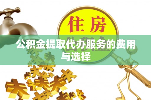 禄劝公积金提取代办服务的费用与选择