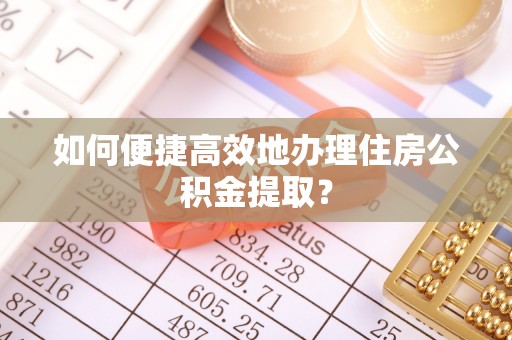 禄劝如何便捷高效地办理住房公积金提取？