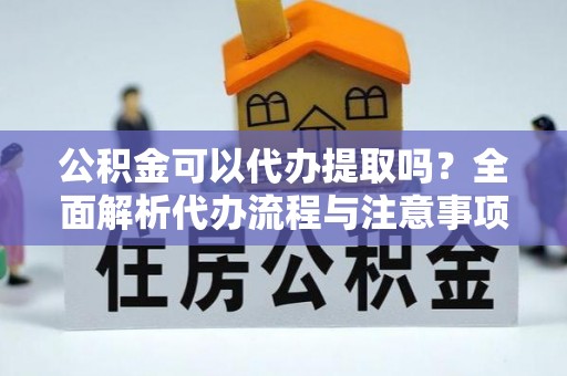 禄劝公积金可以代办提取吗？全面解析代办流程与注意事项